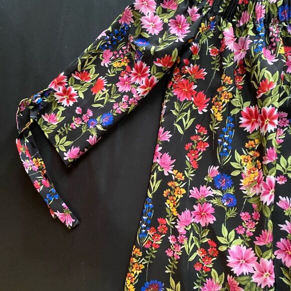 Vince Camuto 6 AOP All Over Print Floral Boho Dress Cottagecore Colorful OF-5 - Picture 6 of 10
